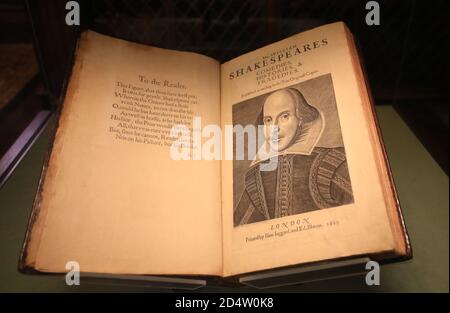 m. william shakespeare comédies, histoires et tragédies. bibliothèque et musée morgan à New York Banque D'Images