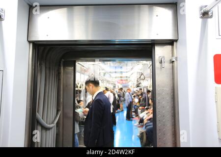 passager du métro de séoul Banque D'Images