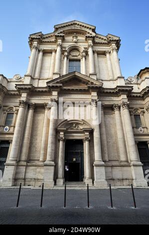 Italie, Rome, église de Santa Maria à Portico à Campitelli (17th siècle) Banque D'Images