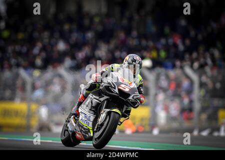 Le Mans, France. 11 octobre 2020. Courses de MotoGP Shark casques Grand Prix de France au circuit du Mans. 11 octobre 2020 Carreras del Gran Premio Shark casques de Francia de MotoGP en el circuito du Mans, 11 de Octubre de 2020 Zarco POOL/ MotoGP.com/Cordon crédit de presse: CORCON PRESS/Alay Live News Banque D'Images