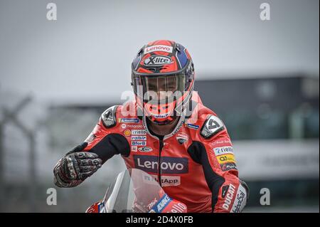 Le Mans, France. 11 octobre 2020. Courses de MotoGP Shark casques Grand Prix de France au circuit du Mans. 11 octobre 2020 Carreras del Gran Premio Shark casques de Francia de MotoGP en el circuito du Mans, 11 de Octubre de 2020 Danilo Petrucci POOL/ MotoGP.com/Cordon crédit de presse: CORCON PRESS/Alamy Live News Banque D'Images