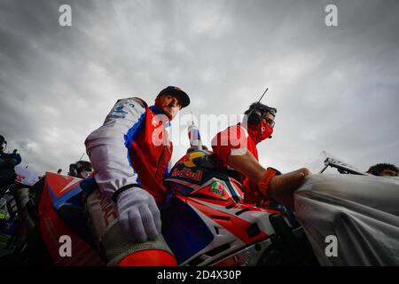 Le Mans, France. 11 octobre 2020. Courses de MotoGP Shark casques Grand Prix de France au circuit du Mans. 11 octobre 2020 Carreras del Gran Premio Shark casques de Francia de MotoGP en el circuito du Mans, 11 de Octubre de 2020 Jack Miller POOL/ MotoGP.com/Cordon crédit de presse: CORCON PRESS/Alay Live News Banque D'Images