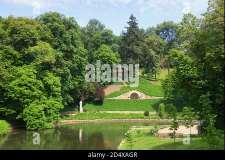 Parc national dendrologique 'Sofiyivka'. Ville d'Uman, Ukraine Banque D'Images