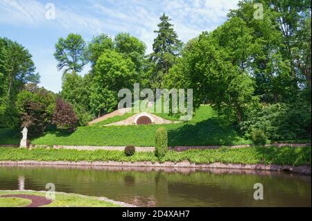 Parc national dendrologique 'Sofiyivka'. Ville d'Uman, Ukraine Banque D'Images