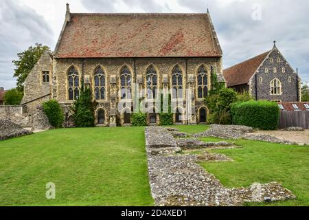 St Augustine's College Chapel à Canterbury, Angleterre Banque D'Images