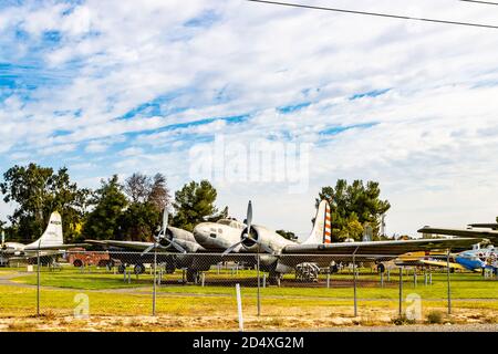 Castle Air Museum à Atwater California USA à Castle Air Base de force Banque D'Images