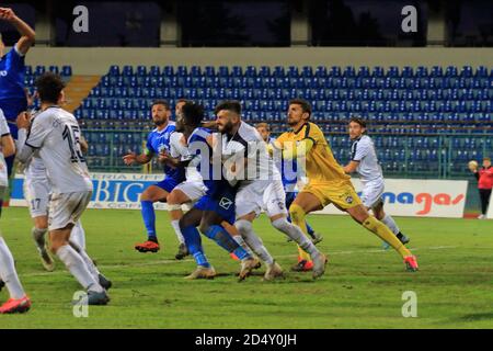 Pagani, Italie. 11 octobre 2020. League Pro, Groupe C, 4e jour . Stade 'Marcello Torre' . Paganese - Cavese 0 -0 (photo de Pasquale Senatore/Pacific Press) Credit: Pacific Press Media production Corp./Alay Live News Banque D'Images