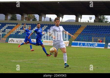 Pagani, Italie. 11 octobre 2020. League Pro, Groupe C, 4e jour . Stade 'Marcello Torre' . Paganese - Cavese 0 -0 (photo de Pasquale Senatore/Pacific Press) Credit: Pacific Press Media production Corp./Alay Live News Banque D'Images