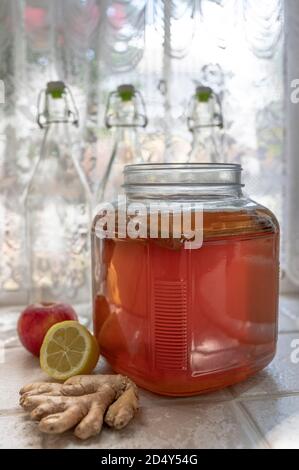 kombucha maison Banque D'Images