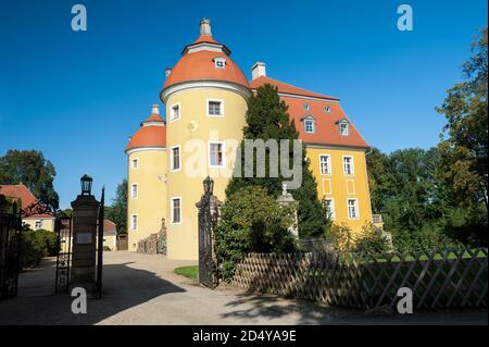 Château de Milkel, municipalité de Radibor, district de Bautzen, haute-Lusatia, Saxe, Allemagne, Europe Banque D'Images