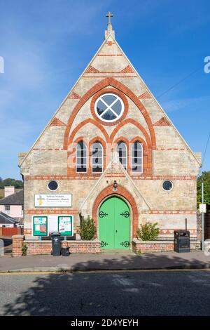 Community Church, Castle Street, Saffron Walden, Essex, Angleterre, Royaume-Uni Banque D'Images