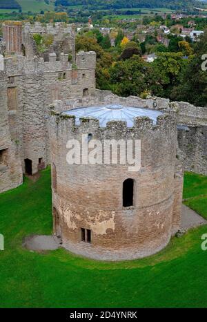 château de ludlow, shropshire, angleterre Banque D'Images