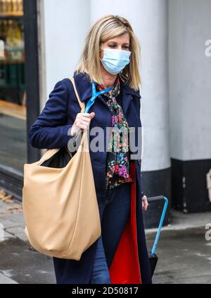 Kate Garraway, Global radio Studios, Londres, Royaume-Uni, 12 octobre 2020, photo par piQtured Banque D'Images