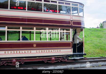 Beamish, le musée vivant du Nord. Banque D'Images