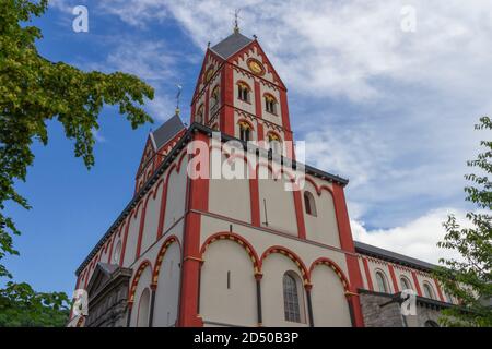 Collégiale Saint-Bartholomew, Liège, Belgique Banque D'Images