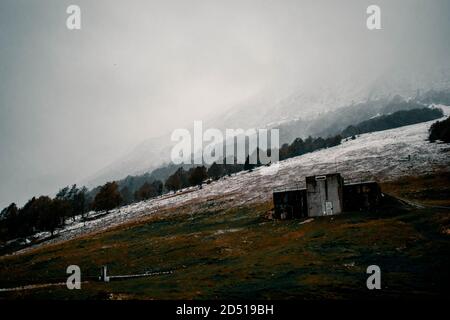 vue fantastique sur monte baldo Banque D'Images