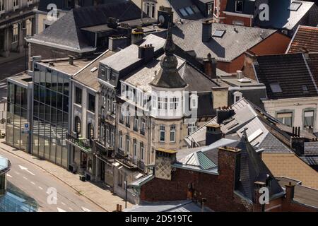 Panorama de la ville de Spa, province de Liège, Belgique Banque D'Images