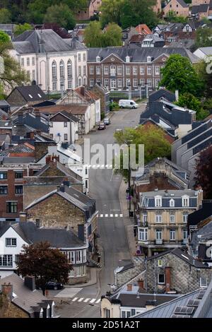 Panorama de la ville de Spa, province de Liège, Belgique Banque D'Images