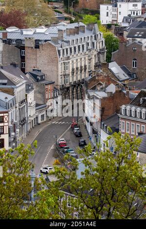 Panorama de la ville de Spa, province de Liège, Belgique Banque D'Images