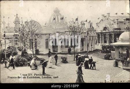 Londres, Franco British Exhibition 1908, Louis XV Pavilion | utilisation dans le monde entier Banque D'Images