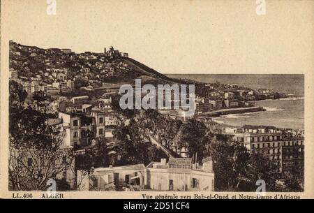 Alger Algerien, vue générale, Bab el Oued, notre Dame | utilisation dans le monde entier Banque D'Images