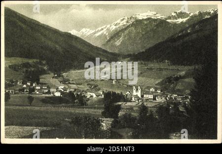 Steinach am Brenner Tirol, Blick gegen Gschnitztal | utilisation dans le monde entier Banque D'Images