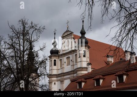 Église Saint-Laurent Michael, Vilnius, Lituanie. Banque D'Images