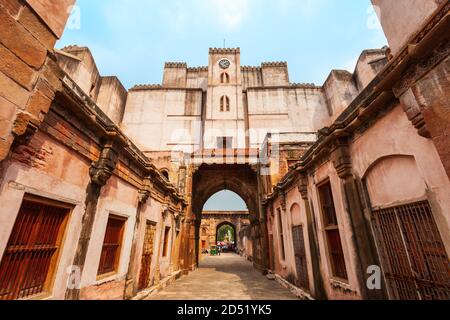 Le fort de Bhadra est situé dans la zone fortifiée de la ville d'Ahmedabad, État du Gujarat de l'Inde Banque D'Images