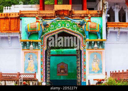 Kotah Garh est un palais de ville situé dans la ville de Kota dans l'état de Rajasthan en Inde Banque D'Images