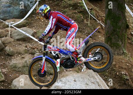 Matteo Grattarola (bêta / essai 2) pendant le Championnat du monde d'essai Hertz FIM (tour 4) sur le circuit moto Club Lazzate le 11 octobre 2020 à Lazzate Banque D'Images