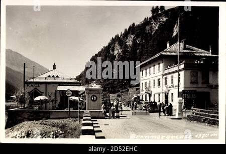 Steinach am Brenner Tirol, Brennergrenze, Dogana, Zoll, R.A.C.O., Hotel Duomo | utilisation dans le monde entier Banque D'Images