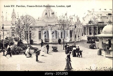 Londres, exposition franco-britannique 1908, Louis XV Pavilion | utilisation dans le monde entier Banque D'Images