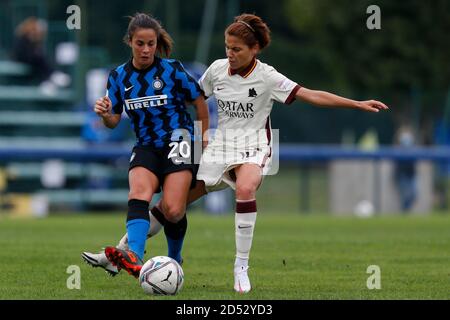 Laminia Simonetti (FC Internazionale) pendant FC Internazionale vs AS Roma, Championnat italien de football Serie A Women, Milan, Italie, 11 oct 2020 crédit Banque D'Images