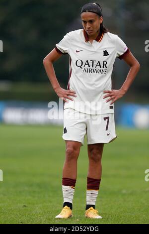 Nressa Alves Da Silva (AS Roma) pendant FC Internazionale vs AS Roma, Championnat italien de football série A Women, Milan, Italie, 11 Oct 2020 crédit: LM/ Banque D'Images