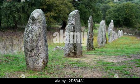 menhir sarde -Biru 'e concas Sorgono Banque D'Images