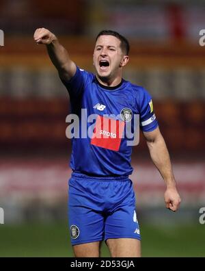 Joshua Falkingham de Harrogate Town lors du match de la Sky Bet League Two au stade énergétique d'Utilita, Bradford. Banque D'Images