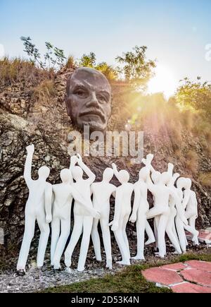 Monument à Vladimir Ilyich Ulyanov, Colina Lénine, Regla, la Havane, province de la Habana, Cuba Banque D'Images
