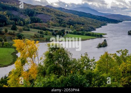 The Queen's View, Loch Tummel, Pitlochry, Perthshire, Écosse, Royaume-Uni Banque D'Images