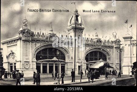 Londres, Franco British Exhibition, Wood Lane Entrance | utilisation dans le monde entier Banque D'Images