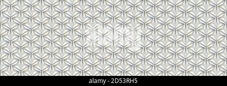 Abstrait mur carreaux texture arrière-plan textile 3D rendu illustration isolée Banque D'Images