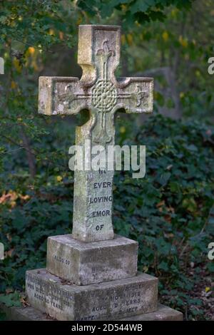 cimetière du parc abbney dans le cimetière du nord de londres, tombe Banque D'Images