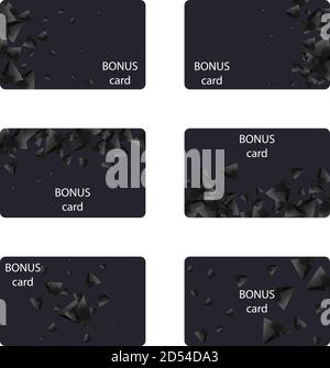 Carte bonus à motif géométrique Illustration de Vecteur