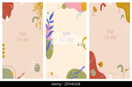 Arrière-plan Doodle avec des formes et des couleurs abstraites Illustration de Vecteur