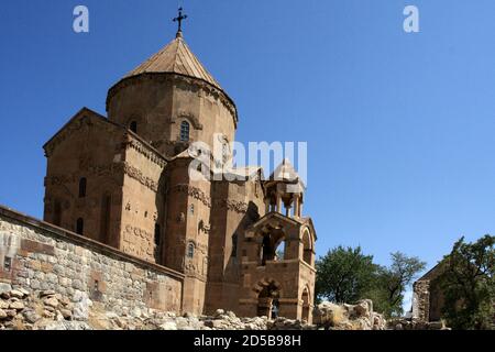 Dans l'Église Akdamar Van Turquie Banque D'Images