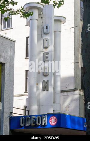 Odeon Cinema à Birmingham sur New Street. Certains cinémas de la chaîne sont forcés d'ouvrir seulement pendant les week-ends en raison du coronavirus Banque D'Images