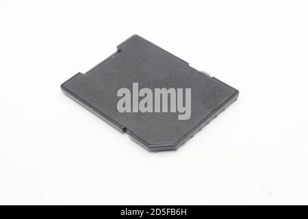 Image de la carte mémoire sur fond blanc Banque D'Images