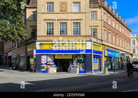 The Works Store ou Shop dans la ville de Lincoln, Lincolnshire, Angleterre, Royaume-Uni Banque D'Images