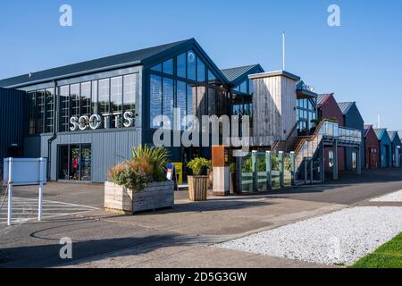 Scotts Restaurant and Bar at Port Edgar Marina, South Queensferry, Écosse, Royaume-Uni Banque D'Images