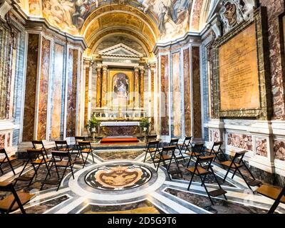 Cappella d'ELCI o di Santa Caterina dans la basilique de Santa Sabina sur la colline d'Aventin - Rome, Italie Banque D'Images