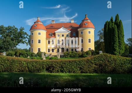 Château de Milkel, municipalité de Radibor, district de Bautzen, haute-Lusatia, Saxe, Allemagne, Europe Banque D'Images